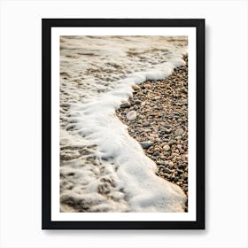 Pebble Beach Waves Art Print