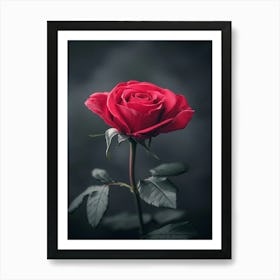 Red Rose 2 Art Print