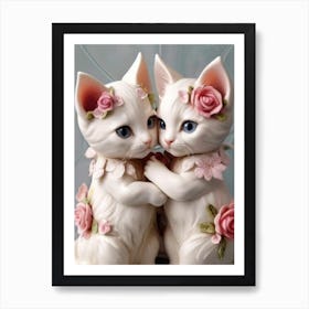 Two Kittens Art Print