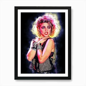 Spirit Of Madonna Smile Art Print