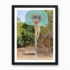 Basketball Hoop Urban Spain Art Print