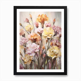 Fall Flower Painting Carnation 7 Art Print