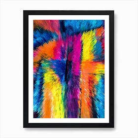 Acrylic Extruded Painting 77 Art Print