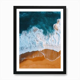 Aerial View Of The Beach 8 Art Print