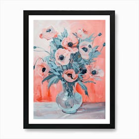 A World Of Flowers Poppy 4 Painting Art Print