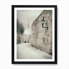 Winter In Tallinn Art Print