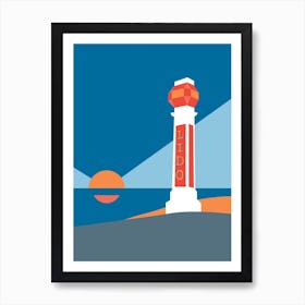 Margate Lido Blue Art Print