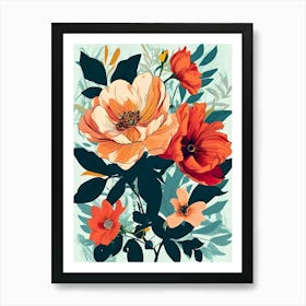 Of Flowers 1 Art Print