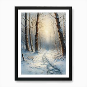 Path In The Woods 7 Art Print