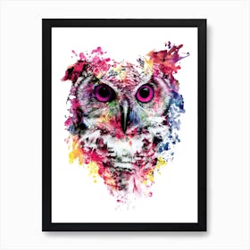 Owl Art Print