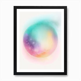 Planetary Nebula Gouache Space Art Print