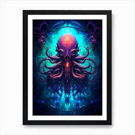 Octopus Monster Art Print