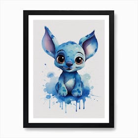 Stitch Art Print