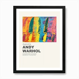 Museum Poster Inspired By Andy Warhol 9 Art Print