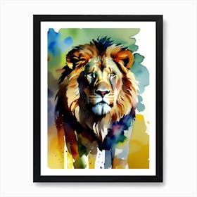 Lion Painting 3 Art Print