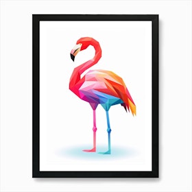 Sneaker Flamingo Nursery Art Print by Jonas Loose - Fy