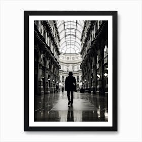 Milan, Italy,  Black And White Analogue Photography  3 Art Print