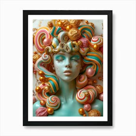 Lollipop Woman Art Print