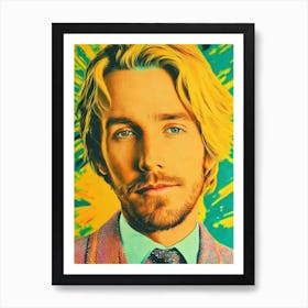 Troy Baker Colourful Pop Movies Art Movies Art Print