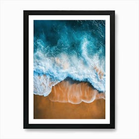 Aerial View Of The Ocean 6 Art Print