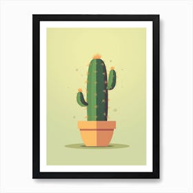 Peyote Cactus Illustration 2 Art Print