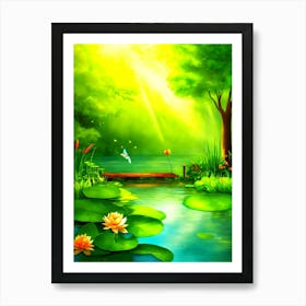 Lily Pond 1 Poster