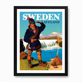 Sweden, Lapland Art Print