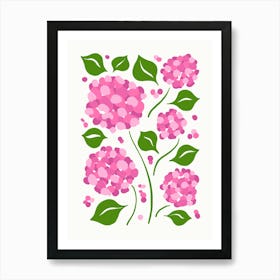 Hydrangeas 1 Art Print