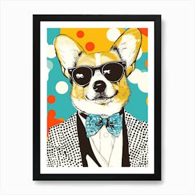 Corgi In A Suit 6 Poster