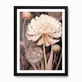 Floral Illustration Queen Annes Lace 2 Art Print