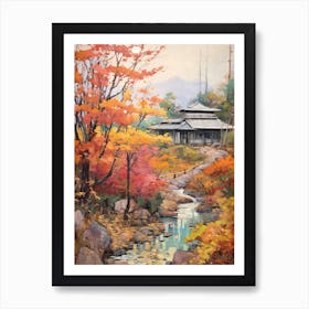 Autumn Gardens Painting Japanese Friendship Garden Usa 3 Art Print