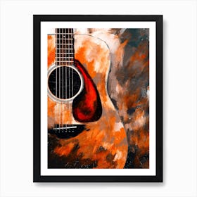 Guitar Art Print