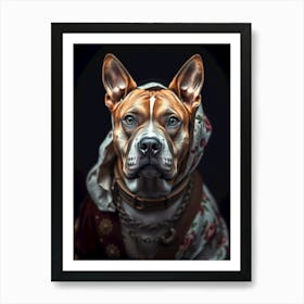 Portrait Of A Dog 1 Art Print