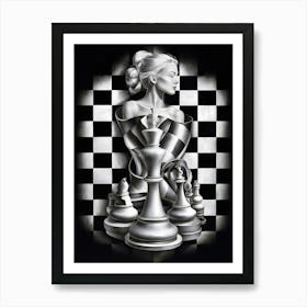 Chess Pieces 2 Poster