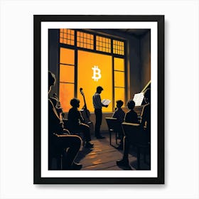 Bitcoin Orchestra Art Print