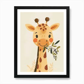 Cute Giraffe 2 Art Print