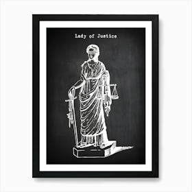 Lady Of Justice Lawyer Patent Print Themis Lawyer Gifts, Lawyer Decor, Lawyer Poster, Lawyer Wall Decor, Lawyer Art, Lawyer Print, Clloj1 Art Print