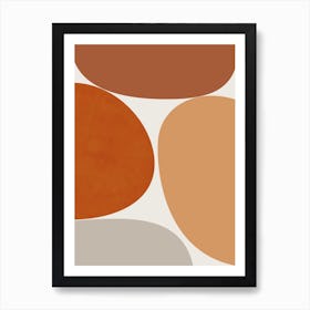 Nature Colored Mid Centuries 2 Art Print