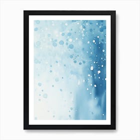 Water Droplet Background Art Print