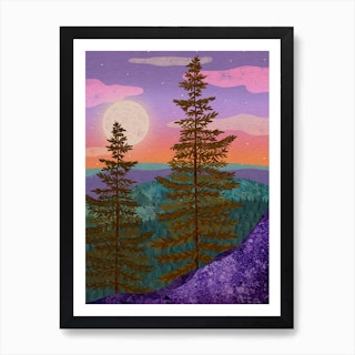 Mystic Woods Art Print