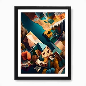 Aerialcubicview Art Print