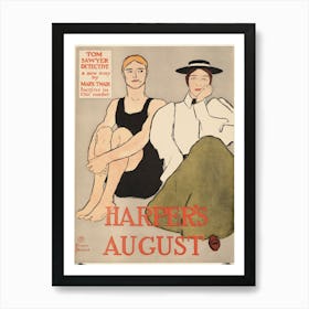 Harper's August , Edward Penfield Art Print