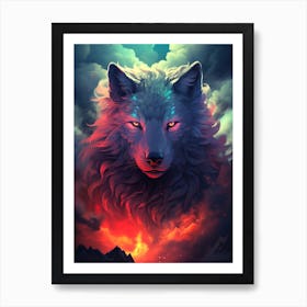 Wolf Fantastic Poster