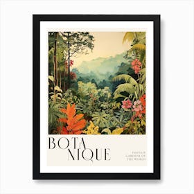 Botanique Fantasy Gardens Of The World 4 Art Print