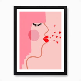 Kisses For You Art Print