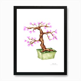 Cherry Blossom Tree.A fine artistic print that decorates the place. Art Print