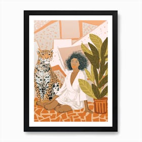 House Guest Art Print