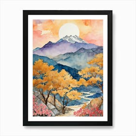 Azure Sunrise Art Print