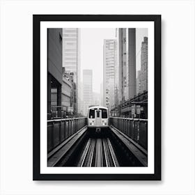 Tokyo, Japan, Black And White Old Photo 1 Art Print