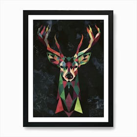 Deer Canvas Print 3 Art Print